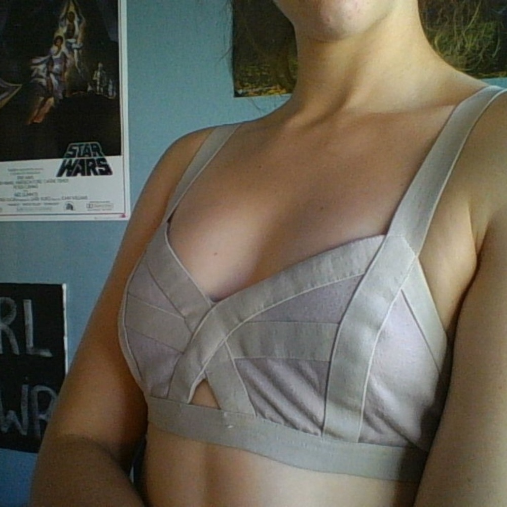 Tan Crop Top